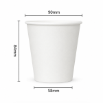 8 oz Paper Coffee Cups – Single Wall