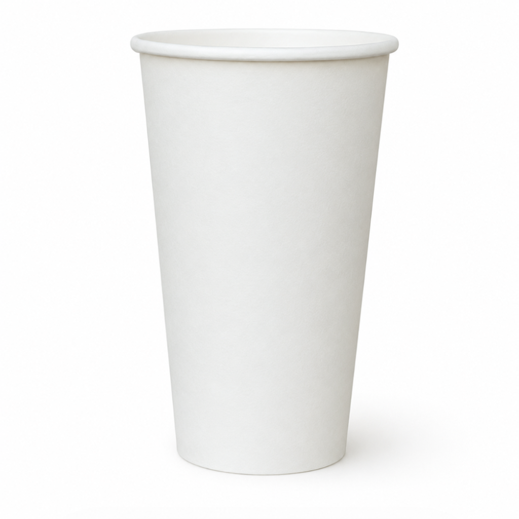 16 oz Disposable Paper Coffee Cups – Single Wall