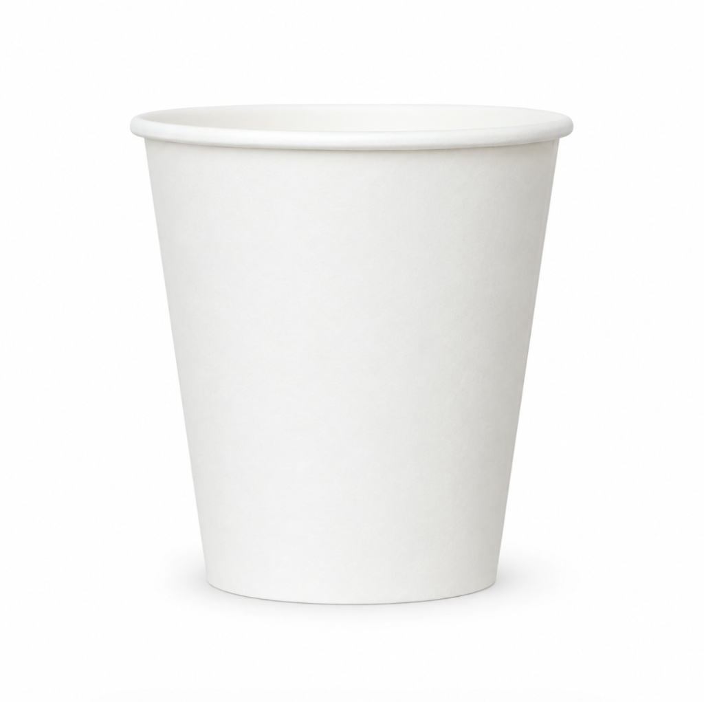 8 oz Paper Coffee Cups – Single Wall