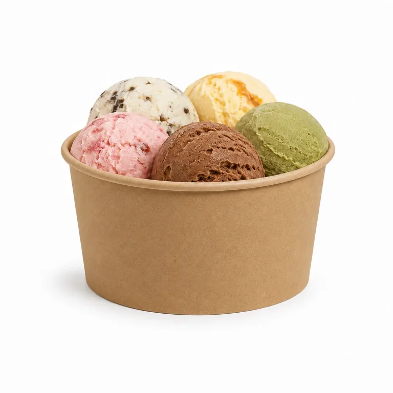 4 oz Kraft Paper Ice Cream Cups