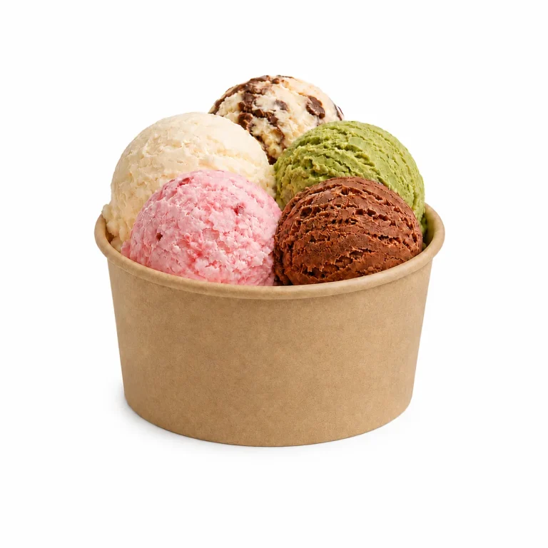 8 oz Kraft Paper Ice Cream Cups