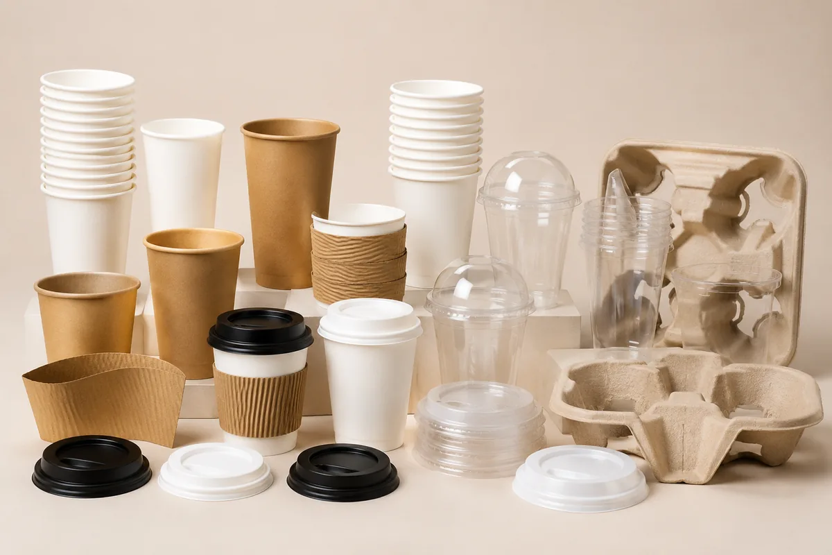 paper cups lids sleeves product selection