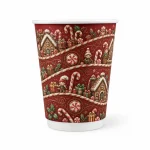 10 oz Christmas Double Wall Paper Cups