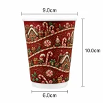 10 oz Christmas Double Wall Paper Cups