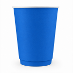 12 oz Blue Double Wall Paper Cups