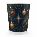 12 oz Christmas Double Wall Paper Cups