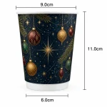 12 oz Christmas Double Wall Paper Cups