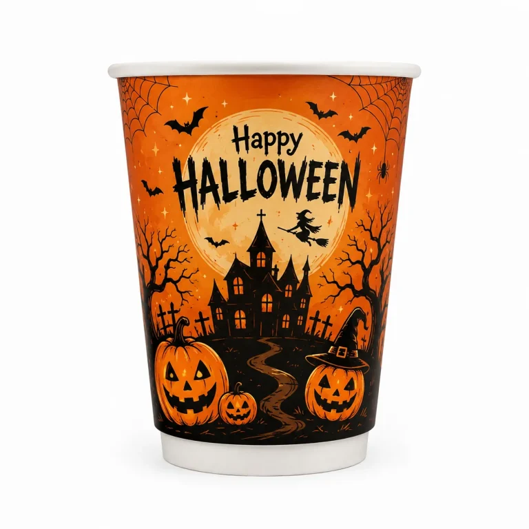 12 oz Halloween Paper Cups