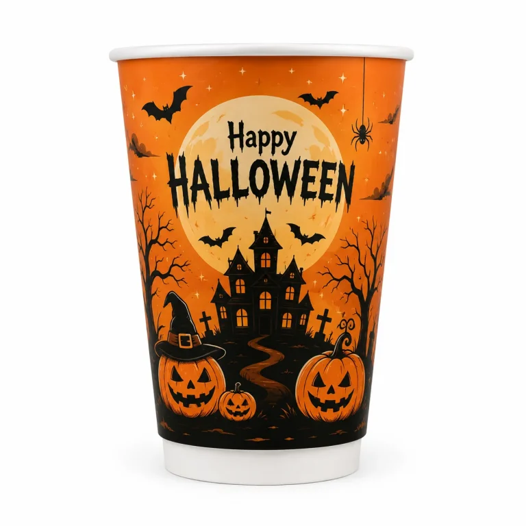 16 oz Halloween Paper Cups
