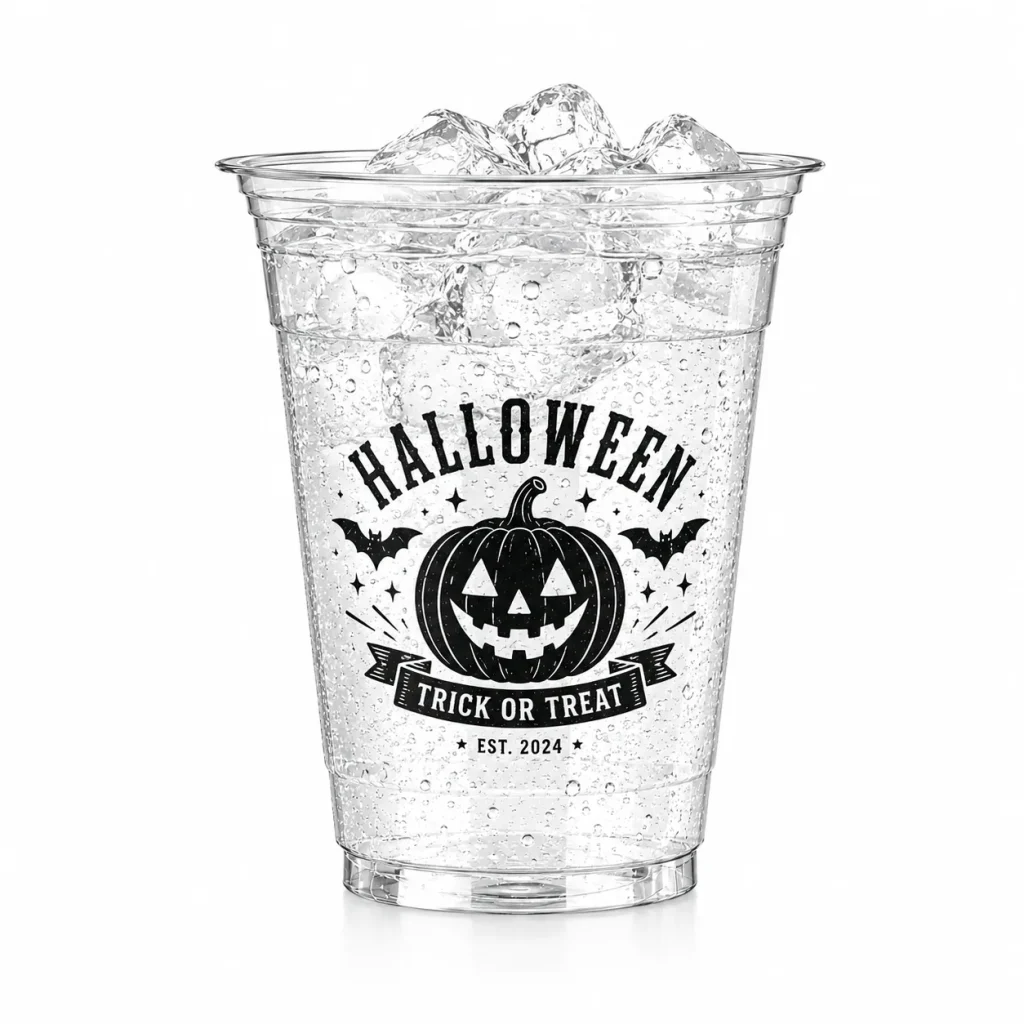 16 oz Halloween Plastic Cups