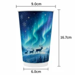 22 oz Christmas Double Wall Paper Cups