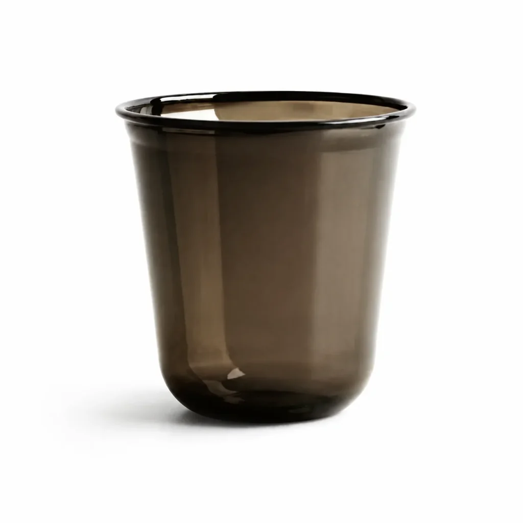 360 ml U-Shape Plastic Dessert Cups – Smoky Black