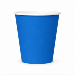 8 oz Blue Single Wall Paper Cups