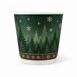 8 oz Christmas Double Wall Paper Cups