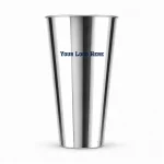24oz Bright Silver Metallic Film PP Cup