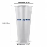 24oz Frosted PP Injection Molded Cup