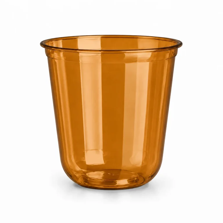 9 oz Amber U-Shape PET Cups