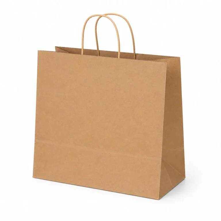 Kraft Four Cup Paper Bag