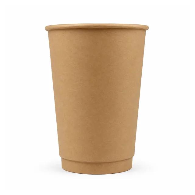 16 oz Kraft Double Wall Cups